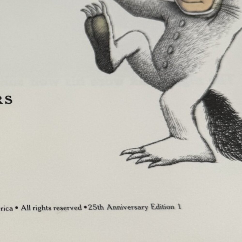 Vintage 1963 Where the Wild Things Are Storybook 25th Anniversary Edition - Picture 6 of 8